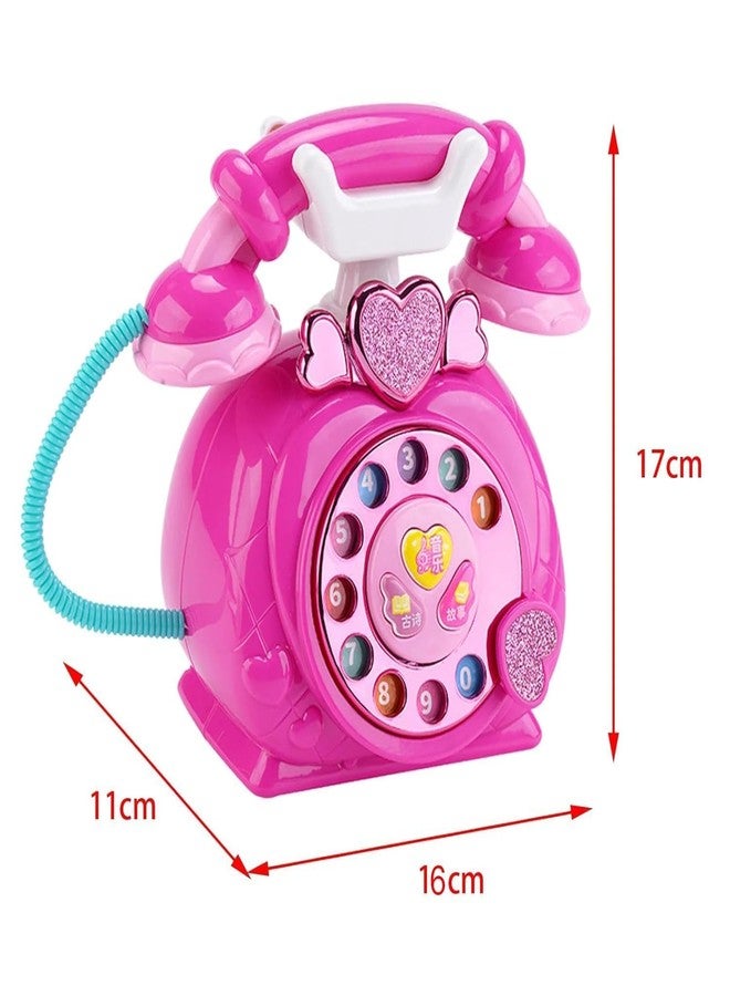 New Pinch Kids Musical Phone Toy, Pink, with Lights and Sounds - Image 4